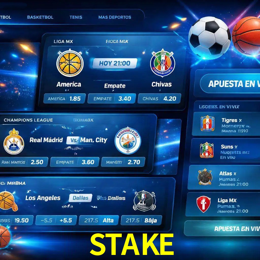 Mercados de apuestas deportivas STAKE para jugadores en México