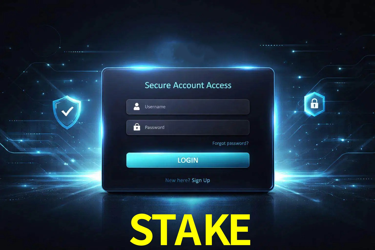 Pantalla de inicio de sesión de cuenta STAKE para usuarios en México